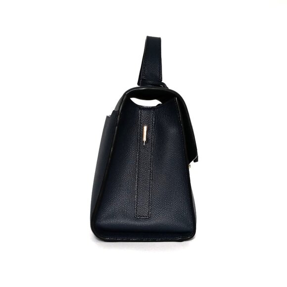 Ava Satchel Manhattan Midnight Time's Arrow Leather Handbag NWT - Picture 3 of 7